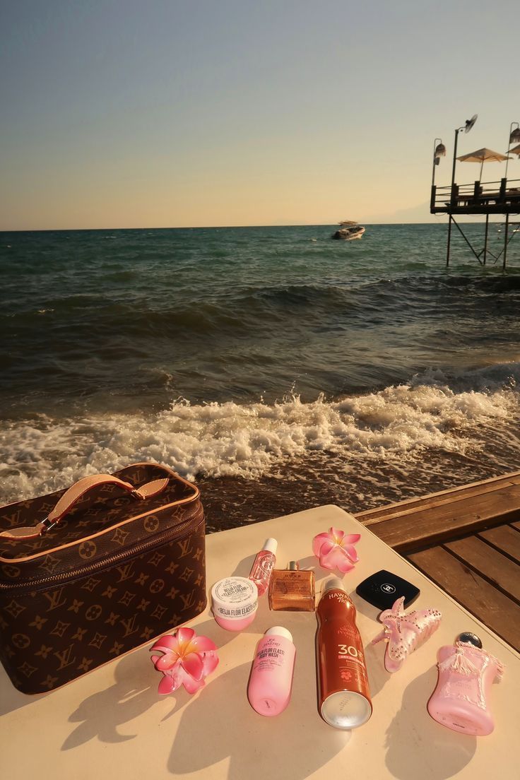 Sac de plage à la plage